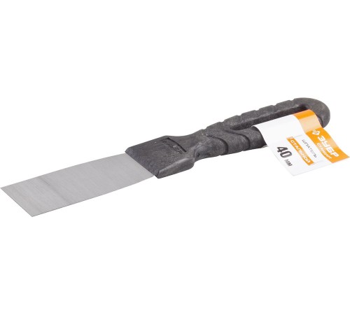 ЗУБР 40 мм, стальное полотно, пластмассовая рукоятка, шпатель 10052-04