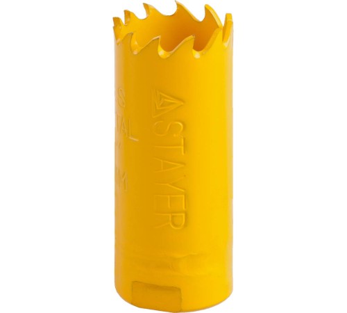 STAYER d 22 мм, кольцевая биметаллическая универсальная 29547-022 STAYER d 22 мм, кольцевая биметаллическая универсальная 29547-022