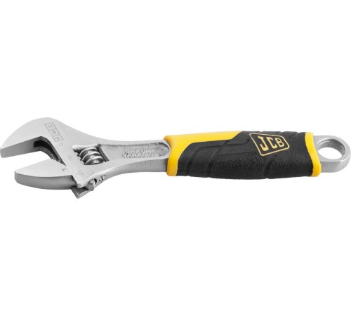 JCB 150 мм, хромированное покрытие, двухкомпонентная рукоятка, CrV cталь, ключ разводной JPL020 JCB 150 мм, хромированное покрытие, двухкомпонентная рукоятка, CrV cталь, ключ разводной JPL020