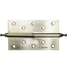 ЗУБР 125 х 75 х 2.5 мм, разъемная, правая, цвет матовая латунь (SB), 2 шт, карточная петля (37605-125-3R)