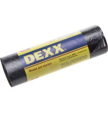 DEXX 60 л, 20 шт, черные, мусорные мешки (39150-60) DEXX 60 л, 20 шт, черные, мусорные мешки (39150-60)