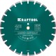 KRAFTOOL Ø 450Х25.4 мм, алмазный, сегментный, по асфальту, диск отрезной LASER-ASPHALT 36687-450