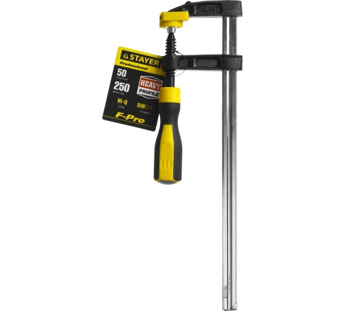 STAYER F 250х50 мм, струбцина 32095-050-250 STAYER F 250х50 мм, струбцина 32095-050-250