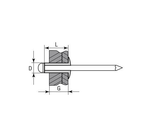KRAFTOOL 4.0 х 10 мм, 1000 шт., стальные заклепки Steel 311703-40-10 KRAFTOOL 4.0 х 10 мм, 1000 шт., стальные заклепки Steel 311703-40-10