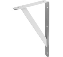 STAYER 300 х 200 х 30 х 4 мм, белый, усиленный уголок-кронштейн (37422-1)