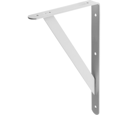 STAYER 300х200х30х4 мм, белый, уголок-кронштейн, усиленный 37422-1 STAYER 300х200х30х4 мм, белый, уголок-кронштейн, усиленный 37422-1