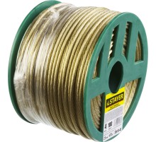 STAYER 4 мм, L 100 м, стальной трос в полимерной оболочке (30410-40) STAYER 4 мм, L 100 м, стальной трос в полимерной оболочке (30410-40)