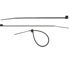 СИБИН ХС-Ч, 2.5 x 200 мм, нейлон РА66, 100 шт, черные, хомуты-стяжки (3788-25-200)