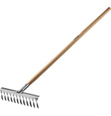 GRINDA PS-12 WOOD, 370 х 105 х 1300 мм, 12 витых зубцов, нержавеющая сталь, деревянный черенок, садовые грабли, PROLine (39481-12) GRINDA PS-12 WOOD, 370 х 105 х 1300 мм, 12 витых зубцов, нержавеющая сталь, деревянный черенок, садовые грабли, PROLine (39481-12)