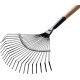 GRINDA 400x220x1500 мм, 22 круглых зубца, грабли садовые веерные 39593