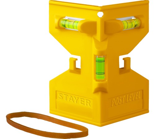STAYER POST LEVEL, магнитный уровень-угольник (3456) STAYER POST LEVEL, магнитный уровень-угольник (3456)