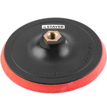 STAYER М14, d 150 мм, пластиковая, мягкая опорная тарелка на липучке для УШМ (35744-150)