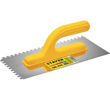 STAYER 130 х 270 мм, зуб 6 х 6 мм, штукатурная гладилка (08012-06) STAYER 130 х 270 мм, зуб 6 х 6 мм, штукатурная гладилка (08012-06)