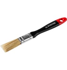 STAYER Universal, 20 мм, 3/4″, светлая, натуральная щетина, деревянная ручка, все виды ЛКМ, плоская кисть, Professional (0104-020) STAYER Universal, 20 мм, 3/4″, светлая, натуральная щетина, деревянная ручка, все виды ЛКМ, плоская кисть, Professional (0104-020)