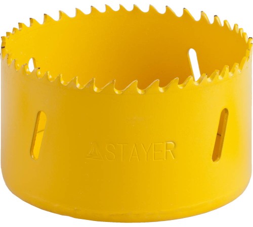 STAYER d 76 мм, кольцевая биметаллическая универсальная 29547-076 STAYER d 76 мм, кольцевая биметаллическая универсальная 29547-076