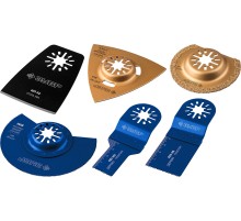 ЗУБР НР-6 UniLock, OIS-хвост., 6 предм., набор насадок для реноватора, Профессионал (15574)