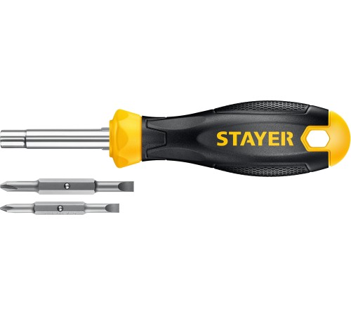 Комбинированная отвертка STAYER HERCULES 6-in-1 Комбинированная отвертка STAYER HERCULES 6-in-1