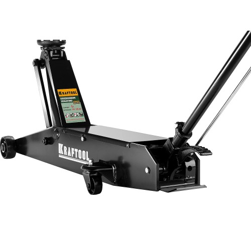 KRAFTOOL 5т, 150-560мм, домкрат подкатной гидравлический, удлиненный High-Lift 43455-5 KRAFTOOL 5т, 150-560мм, домкрат подкатной гидравлический, удлиненный High-Lift 43455-5