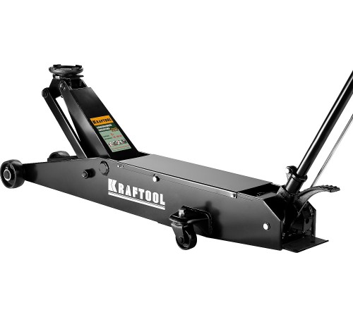 KRAFTOOL 5т, 150-560мм, домкрат подкатной гидравлический, удлиненный High-Lift 43455-5 KRAFTOOL 5т, 150-560мм, домкрат подкатной гидравлический, удлиненный High-Lift 43455-5
