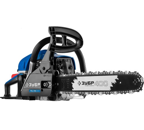 ЗУБР 1.8 кВт/2.4 л.с, 400 мм, пила цепная бензиновая ПБЦ-450 40П Профессионал