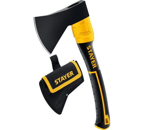 STAYER 600 г, топор кованый с чехлом HERCULES 2062-06P_z02 STAYER 600 г, топор кованый с чехлом HERCULES 2062-06P_z02