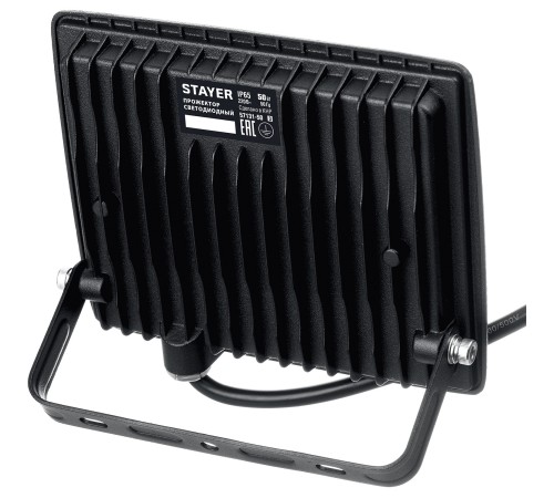 STAYER LED-MAX, 50 Вт, 6500K, IP 65, светодиодный прожектор (57131-50) STAYER LED-MAX, 50 Вт, 6500K, IP 65, светодиодный прожектор (57131-50)