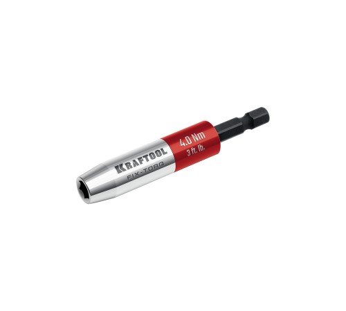 KRAFTOOL FIX-TORQ 4.0 Нм динамометрический адаптер для бит (64035-4.0) KRAFTOOL FIX-TORQ 4.0 Нм динамометрический адаптер для бит (64035-4.0)