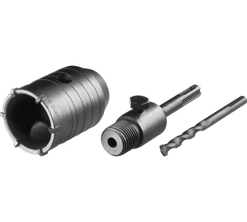 ЗУБР 60 мм, SDS - Plus, 6Т, коронка по бетону с державкой (29211-50)