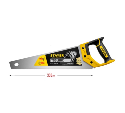 STAYER 10 TPI, 350 мм, ножовка многоцелевая (пила) TOOLBOX 2-15091-45_z01 Professional STAYER 10 TPI, 350 мм, ножовка многоцелевая (пила) TOOLBOX 2-15091-45_z01 Professional