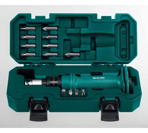 KRAFTOOL ID-15, 15 предм., ударно-поворотная отвертка (25550-Н10) KRAFTOOL ID-15, 15 предм., ударно-поворотная отвертка (25550-Н10)