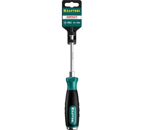 KRAFTOOL PH2х100 мм, отвертка ударная 250034-2 KRAFTOOL PH2х100 мм, отвертка ударная 250034-2
