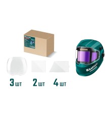 KRAFTOOL набор защитных стёкол для маски сварщика PANZER мод.11061 (11061-SG) KRAFTOOL набор защитных стёкол для маски сварщика PANZER мод.11061 (11061-SG)