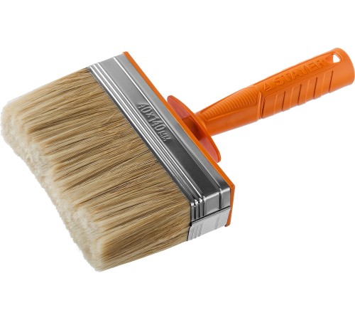 STAYER 4 х 14 см, щетина натуральная, пластмассовый корпус, кисть - макловица 0182-14