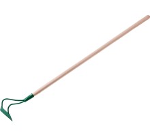 РОСТОК 170 х 45 х 1380 мм, трапециевидный профиль, нержавеющая сталь, деревянный черенок высш. сорт, мотыга (421571)