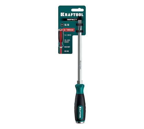 KRAFTOOL IMPACT SL 10, сквозной стержень Cr-Mo, ударная отвертка (250033-10) KRAFTOOL IMPACT SL 10, сквозной стержень Cr-Mo, ударная отвертка (250033-10)