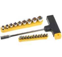 STAYER STANDART-22, 22 предм.,Т-образная отвертка с насадками (2540-H20)