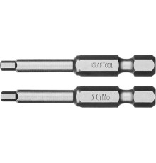 KRAFTOOL X-Drive Hex 3, 50 мм, 2 шт, торсионные биты (26127-3-50-2) KRAFTOOL X-Drive Hex 3, 50 мм, 2 шт, торсионные биты (26127-3-50-2)