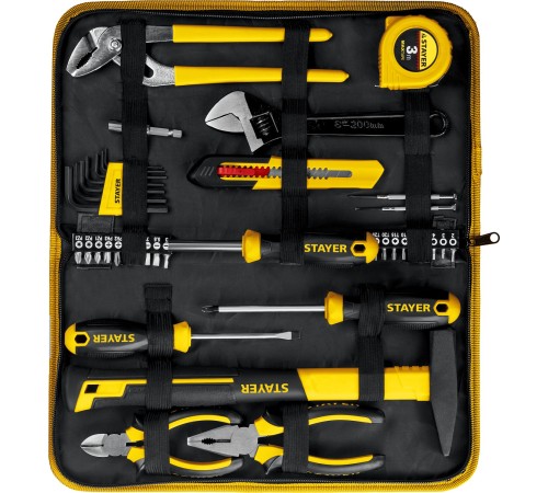STAYER 40 шт., универсальный набор инструмента для дома Master 40 22052-H40 STANDARD STAYER 40 шт., универсальный набор инструмента для дома Master 40 22052-H40 STANDARD
