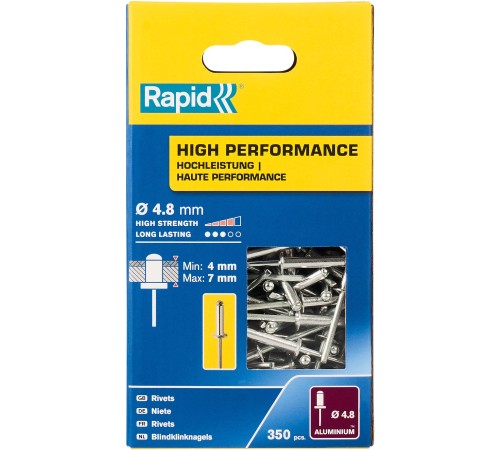 RAPI 4.8 x 10 мм, 350 шт, заклепка из алюминия 5001435