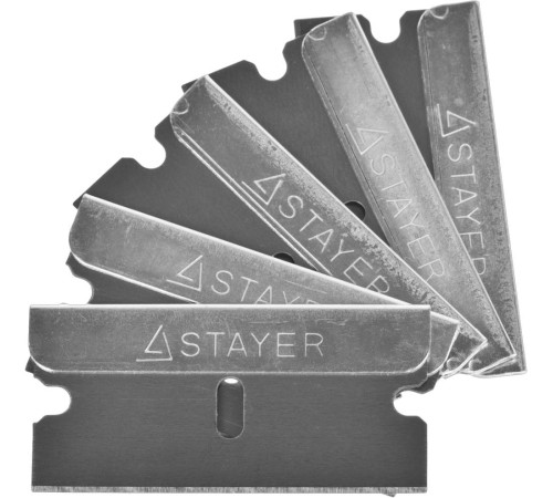 STAYER Н01, 40 мм, сменные лезвия для скребка 08549-S5_z01 STAYER Н01, 40 мм, сменные лезвия для скребка 08549-S5_z01