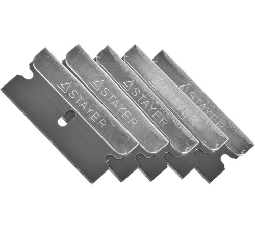 STAYER Н01, 40 мм, сменные лезвия для скребка 08549-S5_z01 STAYER Н01, 40 мм, сменные лезвия для скребка 08549-S5_z01