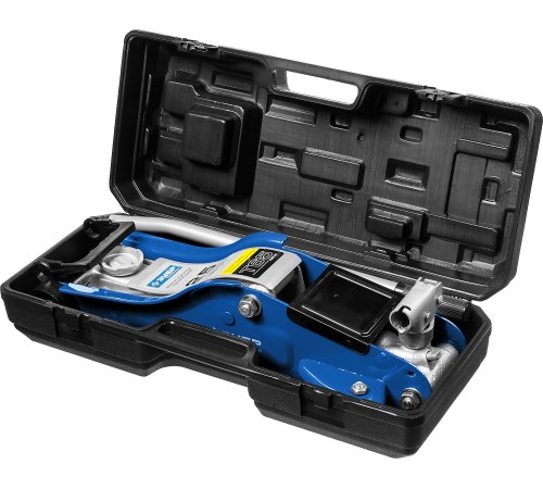 ЗУБР 2,5т, 90-360 мм, домкрат гидравлический подкатной в кейсе T65 43057-2.5-K Профессионал