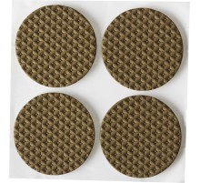 STAYER d 35 мм, 4 шт, коричневые, ЭВА, мебельные накладки (40914-35)