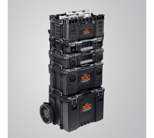 KETER ROC PRO GEAR 2.0 (22″) тележка с пластиковым ящиком (38370)