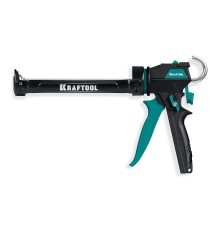 KRAFTOOL ULTRA 310 мл, регулировка силы давления, вариативная антикапельная система, усиленный cкелетный поворотный пистолет для герметика (06679)