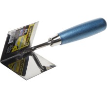 STAYER 80 х 60 мм, нержавеющее полотно, деревянная рукоятка, кельма для внутренних углов, Professional (0836)