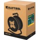 KRAFTOOL 30 м, 3500 Вт, 4 гнезда, IP44, ПВС 3x1,5 кв мм, удлинитель на катушке 55084-30
