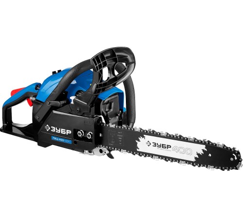ЗУБР 1.5 кВт/2.0 л.с, 400 мм, пила цепная бензиновая ПБЦ-400 40П Профессионал