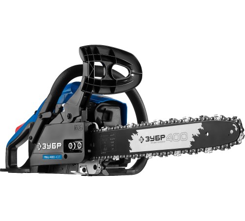 ЗУБР 1.5 кВт/2.0 л.с, 400 мм, пила цепная бензиновая ПБЦ-400 40П Профессионал