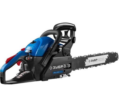 ЗУБР 1.5 кВт/2.0 л.с, 400 мм, пила цепная бензиновая ПБЦ-400 40П Профессионал
